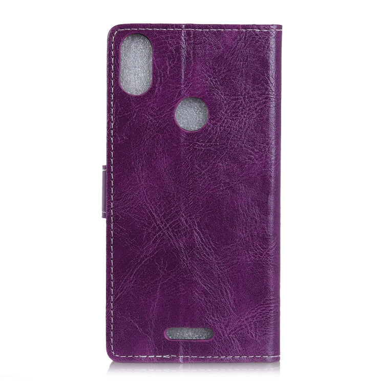 For Wiko View Max Retro Crazy Horse Texture Horizontal Flip Leather Case with Holder & Card Slots & Wallet & Photo