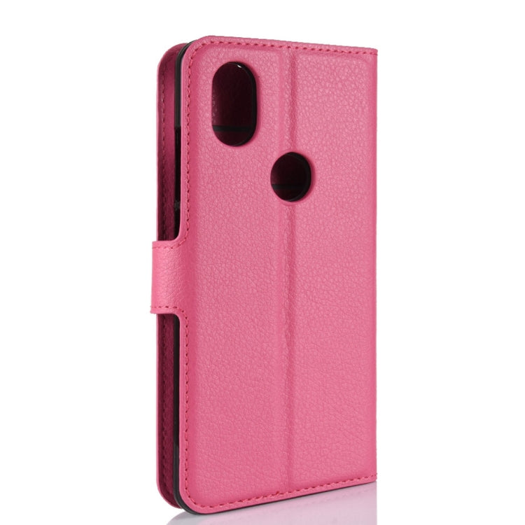 Litchi Texture Horizontal Flip Leather Case for Wiko View 2, with Holder & Card Slots & Wallet
