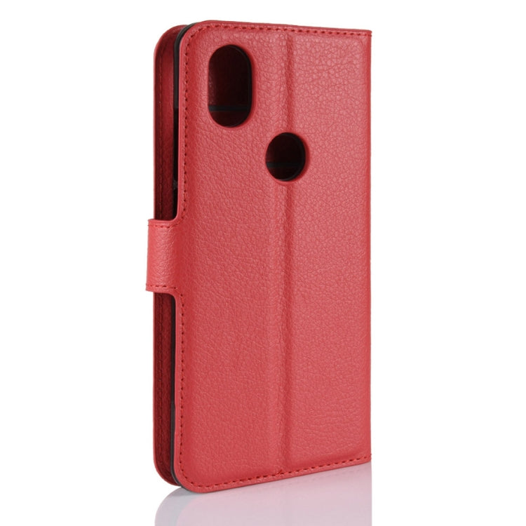 Litchi Texture Horizontal Flip Leather Case for Wiko View 2, with Holder & Card Slots & Wallet