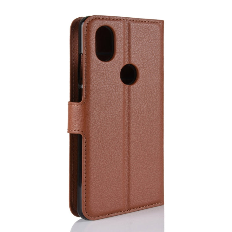 Litchi Texture Horizontal Flip Leather Case for Wiko View 2, with Holder & Card Slots & Wallet