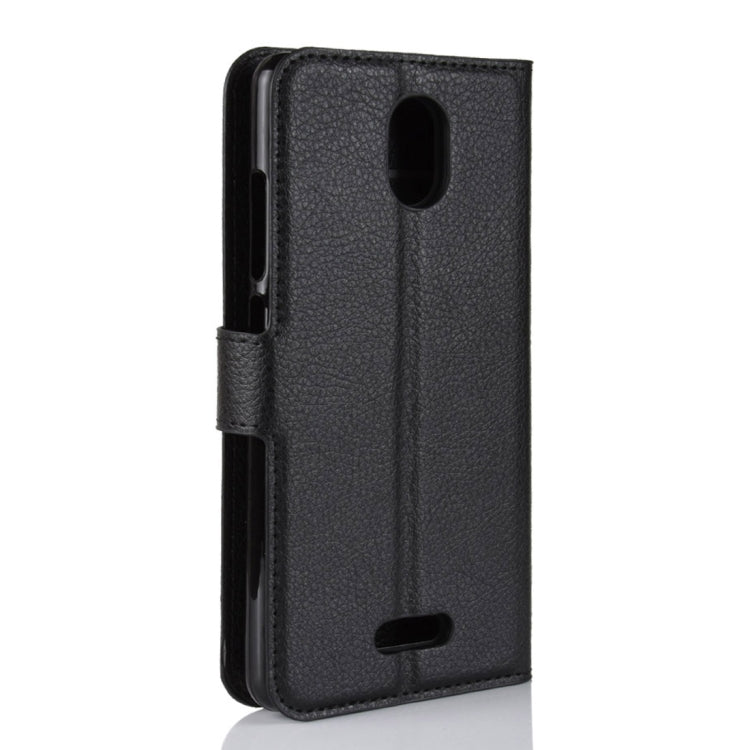 Litchi Texture Horizontal Flip Leather Case for Wiko View Go, with Wallet & Holder & Card Slots