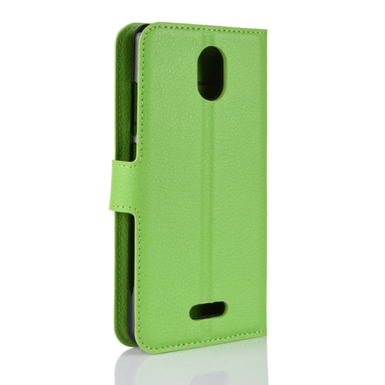 Litchi Texture Horizontal Flip Leather Case for Wiko View Go, with Wallet & Holder & Card Slots
