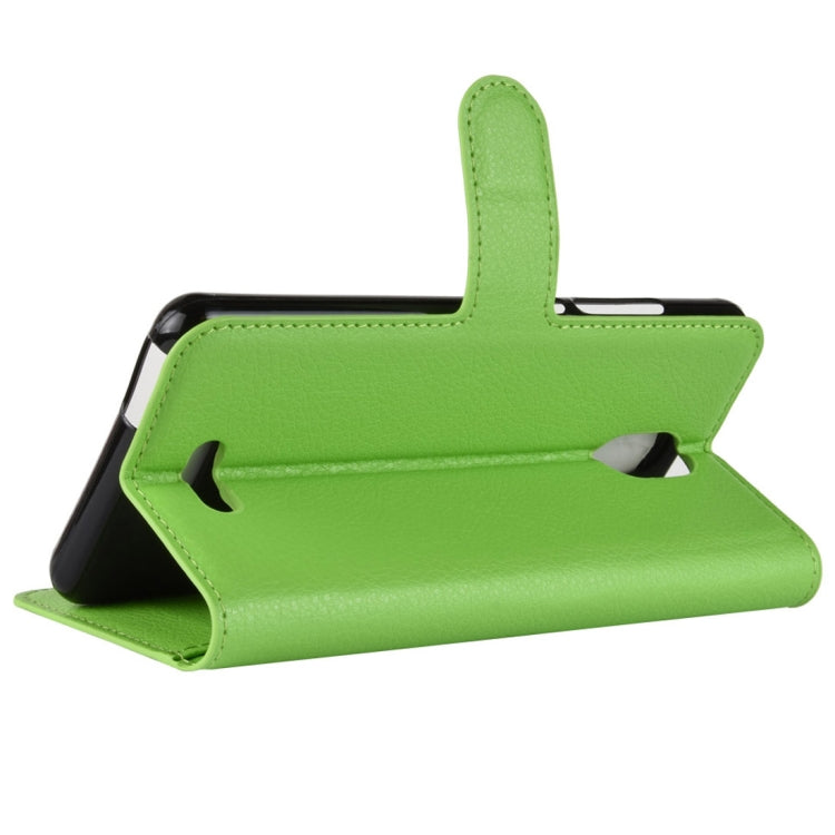 Litchi Texture Horizontal Flip Leather Case for Wiko View Go, with Wallet & Holder & Card Slots