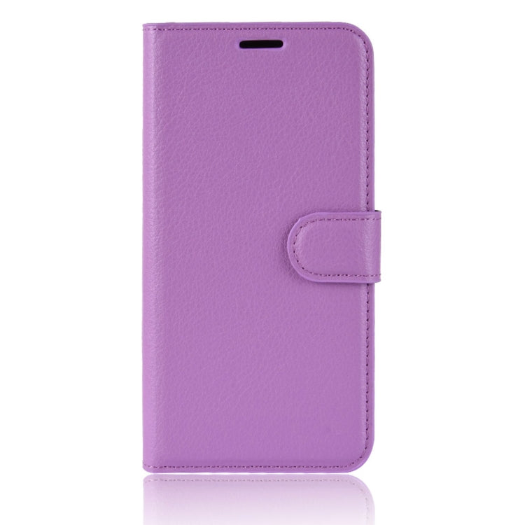 Litchi Texture Horizontal Flip Leather Case for Wiko View Go, with Wallet & Holder & Card Slots