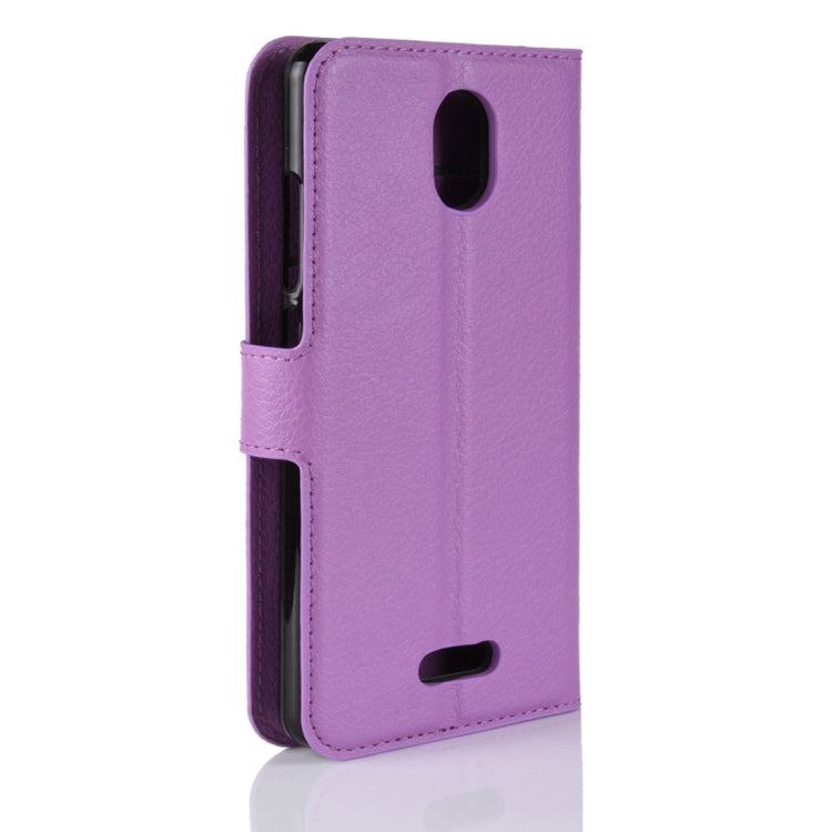 Litchi Texture Horizontal Flip Leather Case for Wiko View Go, with Wallet & Holder & Card Slots