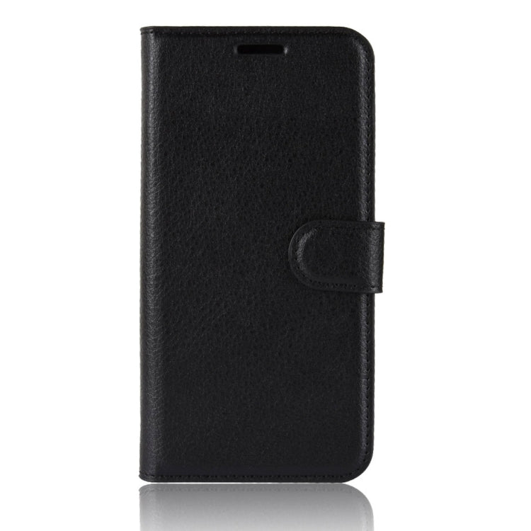Litchi Texture Horizontal Flip Leather Case for Wiko View Max,with Wallet & Holder & Card Slots
