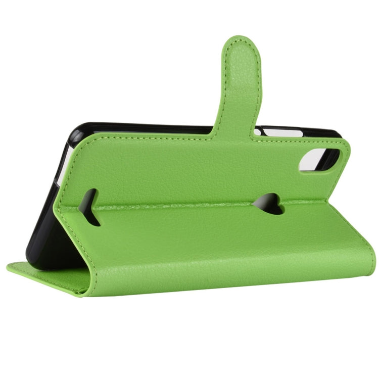 Litchi Texture Horizontal Flip Leather Case for Wiko View Max,with Wallet & Holder & Card Slots