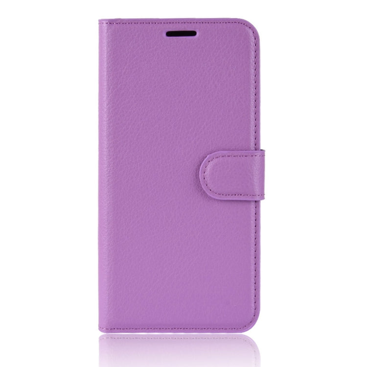 Litchi Texture Horizontal Flip Leather Case for Wiko View Max,with Wallet & Holder & Card Slots