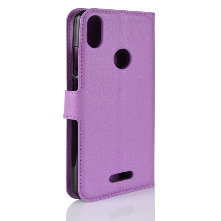 Litchi Texture Horizontal Flip Leather Case for Wiko View Max,with Wallet & Holder & Card Slots