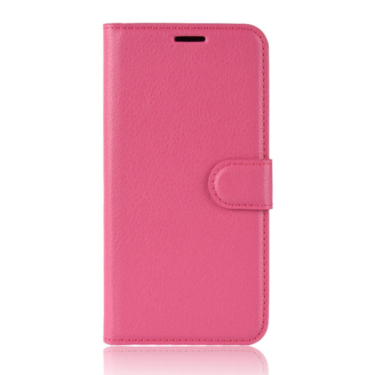 Litchi Texture Horizontal Flip Leather Case for Wiko View Max,with Wallet & Holder & Card Slots