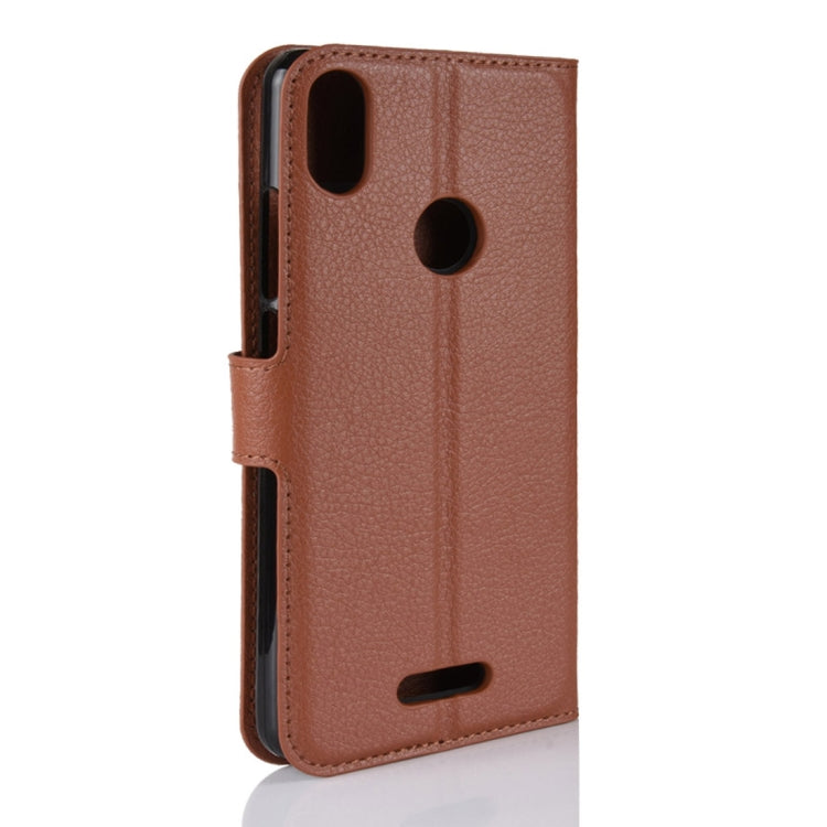 Litchi Texture Horizontal Flip Leather Case for Wiko View Max,with Wallet & Holder & Card Slots