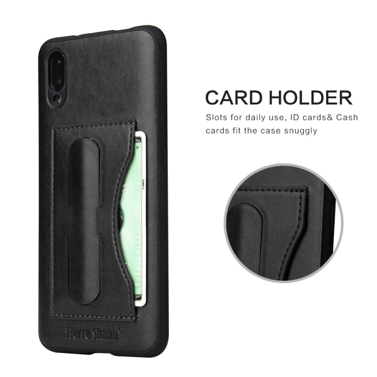 Fierre Shann Full Coverage Protective Leather Case for vivo NEX,  with Holder & Card Slot