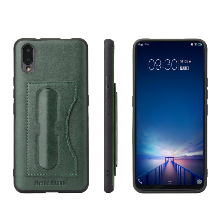 Fierre Shann Full Coverage Protective Leather Case for vivo NEX,  with Holder & Card Slot