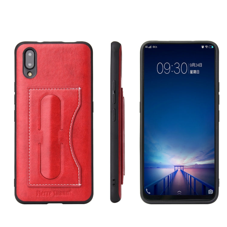 Fierre Shann Full Coverage Protective Leather Case for vivo NEX,  with Holder & Card Slot