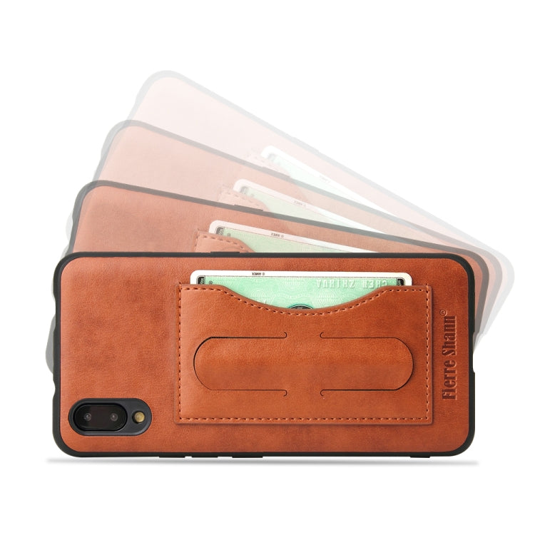 Fierre Shann Full Coverage Protective Leather Case for vivo NEX,  with Holder & Card Slot