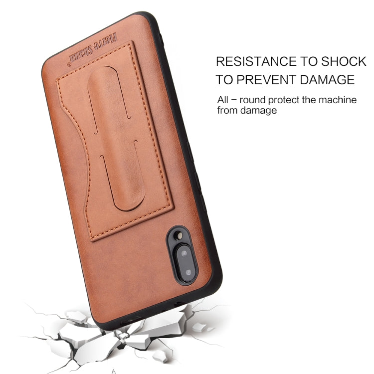 Fierre Shann Full Coverage Protective Leather Case for vivo NEX,  with Holder & Card Slot