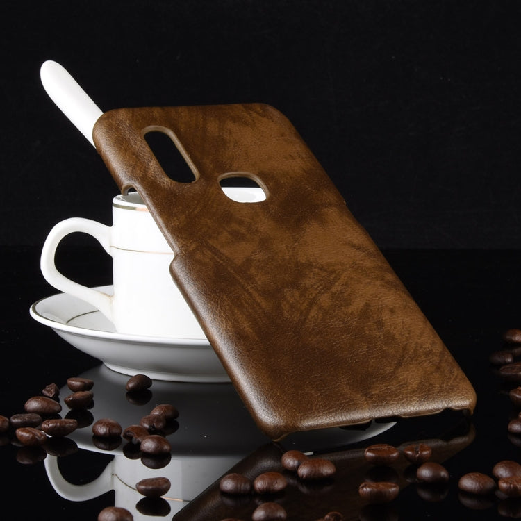 Shockproof Litchi Texture PC + PU Case for Vivo V15