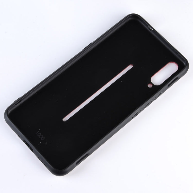 Shockproof Color Matching Denim PC + PU + TPU Case for Vivo iQOO