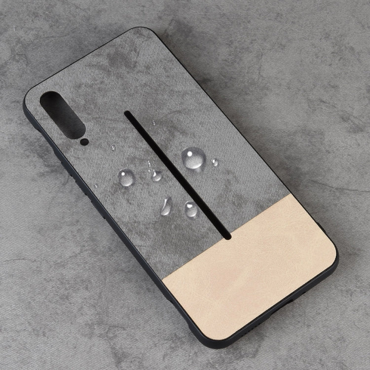 Shockproof Color Matching Denim PC + PU + TPU Case for Vivo iQOO