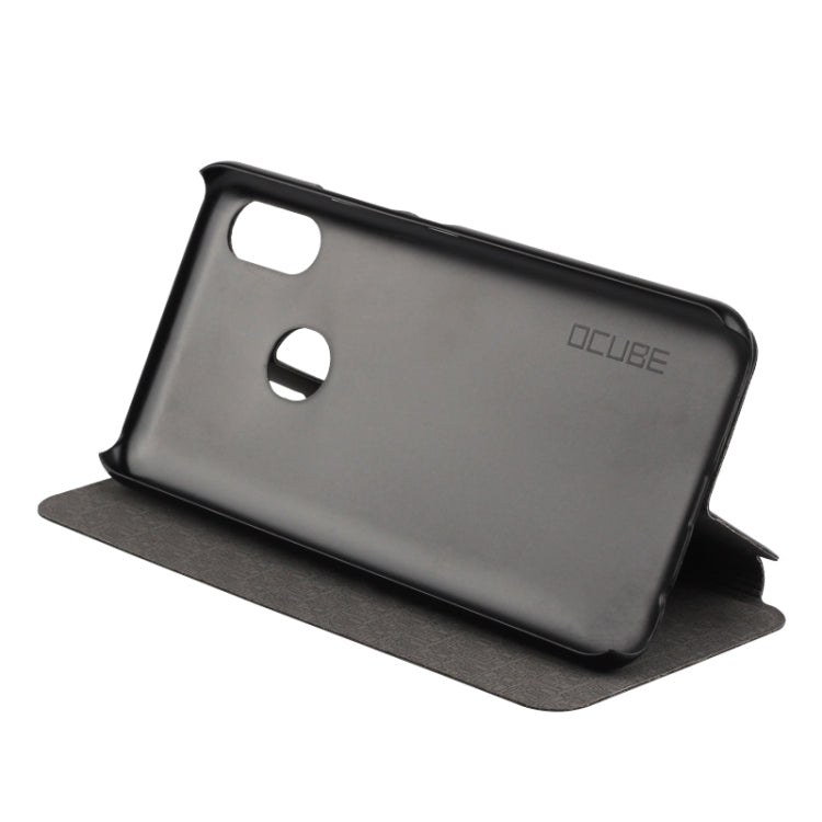 OCUBE Spring Texture Horizontal Flip Leather Case for UMIDIGI F1 Play / F1 with Holder(Gold)