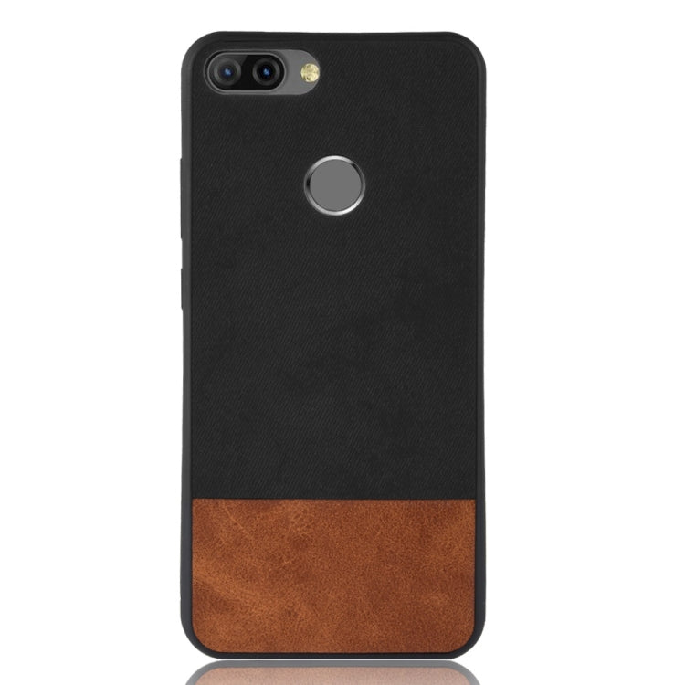 Shockproof Color Matching Denim PU + TPU Case for Tecno HOT 6 PRO X608