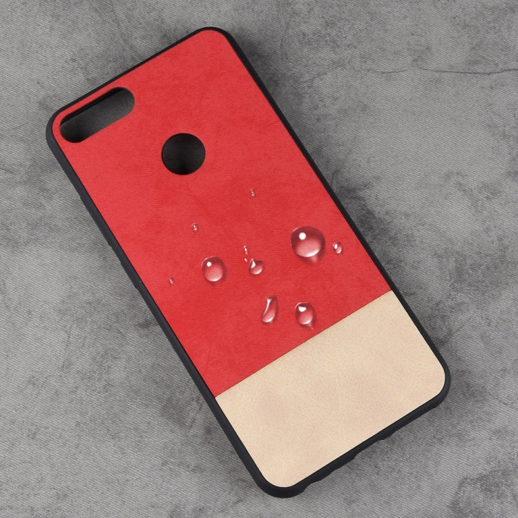 Shockproof Color Matching Denim PU + TPU Case for Tecno HOT 6 PRO X608