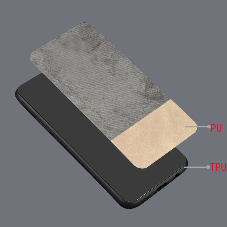 Shockproof Color Matching Denim PU + TPU Case for Tecno HOT 4 X557