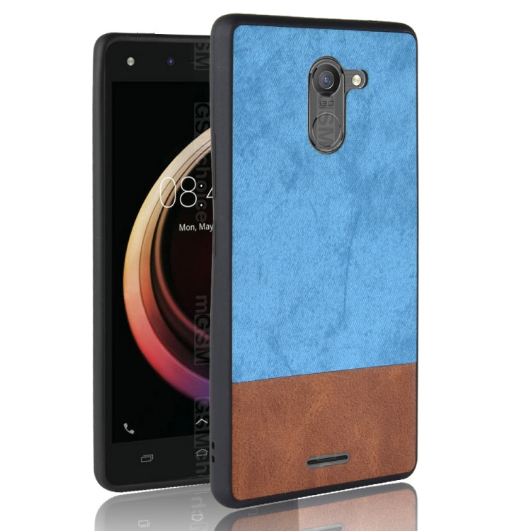 Shockproof Color Matching Denim PU + TPU Case for Tecno HOT 4 X557