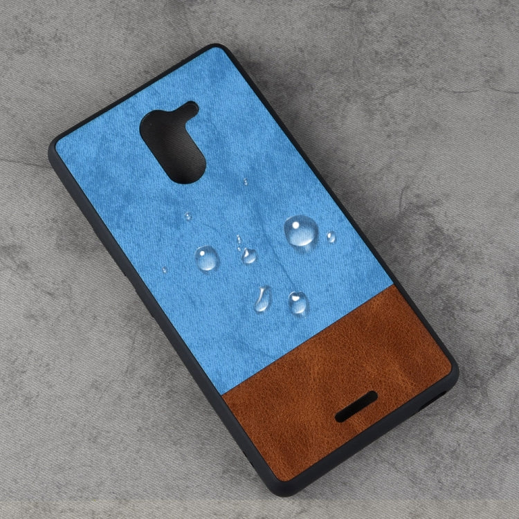 Shockproof Color Matching Denim PU + TPU Case for Tecno HOT 4 X557