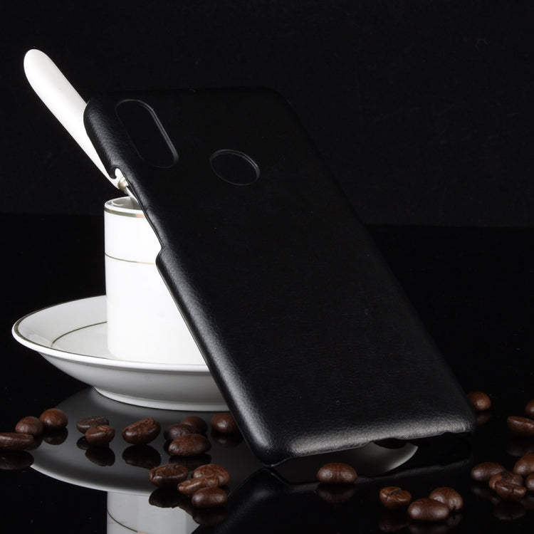 Shockproof Litchi Texture PC + PU Case for Meizu Note 9