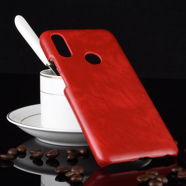 Shockproof Litchi Texture PC + PU Case for Meizu Note 9