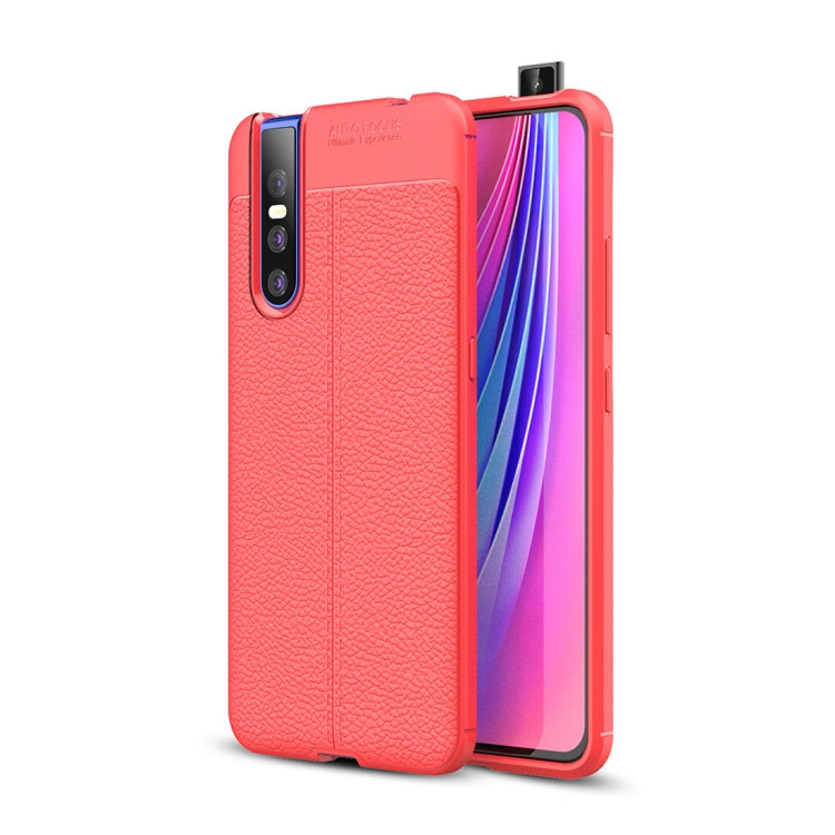 Litchi Texture TPU Shockproof Case for VIVO V15 Pro