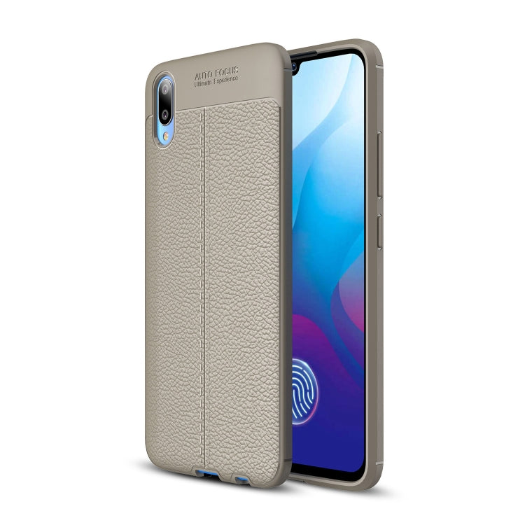 Litchi Texture TPU Shockproof Case for Vivo V11 (V11 Pro)