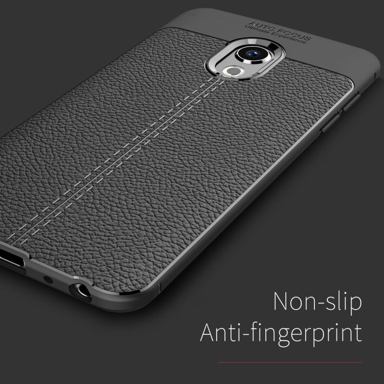Litchi Texture TPU Protective Case for Meizu M15 & 15 Lite