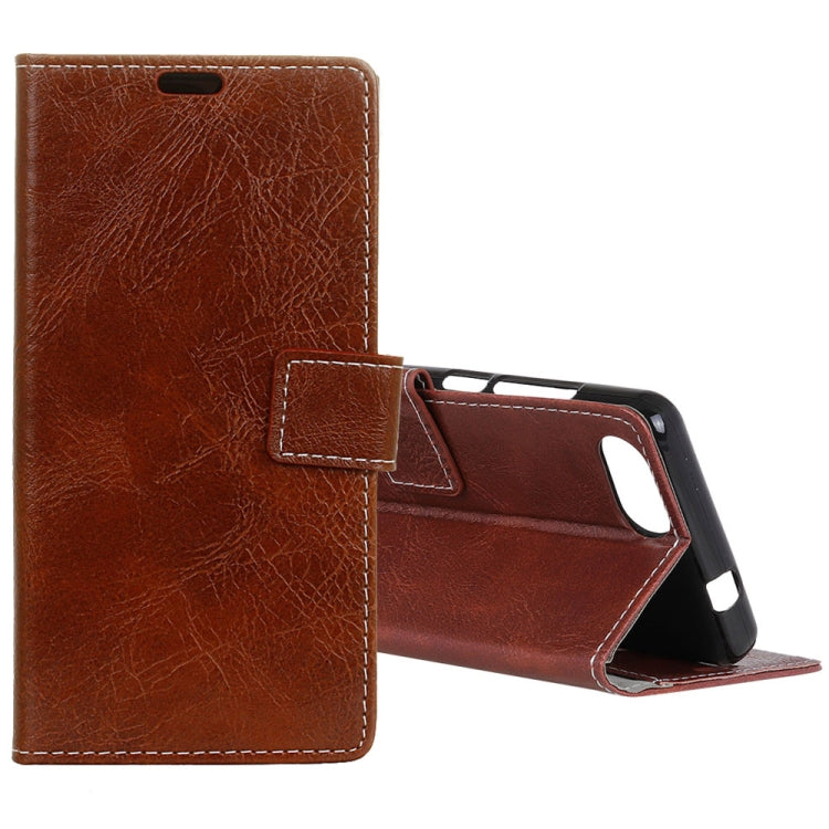 For Wiko Tommy 3 Retro Crazy Horse Texture Horizontal Flip Leather Case with Holder & Card Slots & Wallet &   Photo & Environmental PU