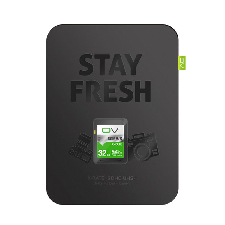 OV 32GB 10/80 W/R High Speed Class10 FHD Video SD Card