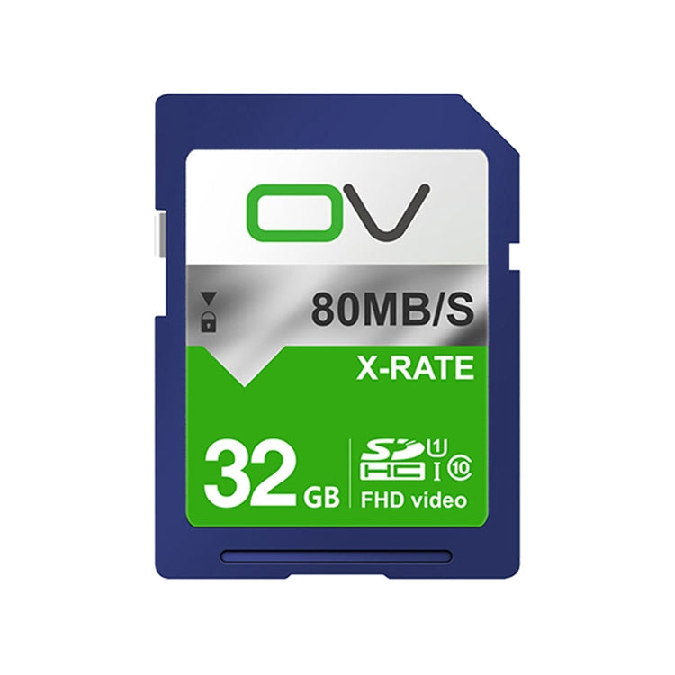 OV 32GB 10/80 W/R High Speed Class10 FHD Video SD Card