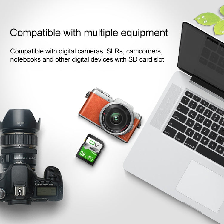 OV 32GB 10/80 W/R High Speed Class10 FHD Video SD Card