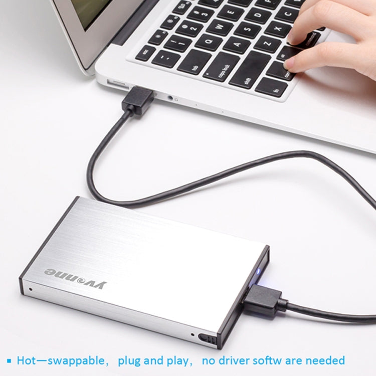 Yvonne HD218 2.5 inch USB 3.0 Mobile Hard Disk Box Mechanical SSD Solid State Enclosure