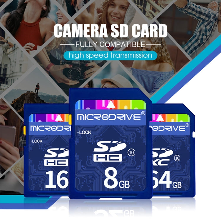 Microdrive 8GB High Speed Class 10 SD Memory Card for All Digital Devices with SD Card Slot
