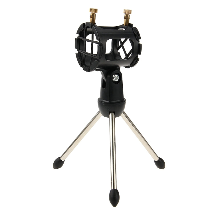 Universal Adjustable Desktop Mini Microphone Tripod Stand with Windscreen Cover for Diameter 21-35cm Microphone