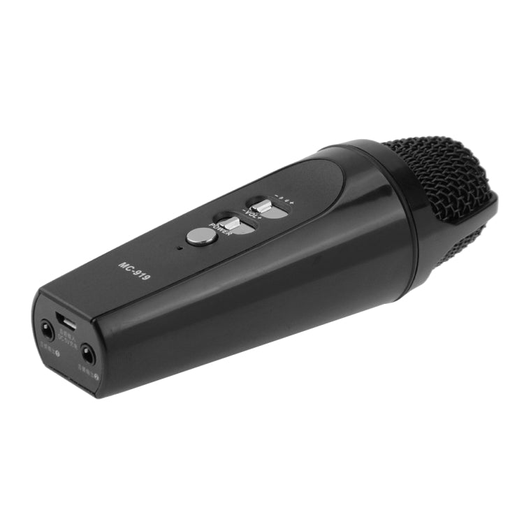 Stylish Microphone with Audio Cables & Charging Cable & Headphone for iPhone & Android Smart Phone(Black)
