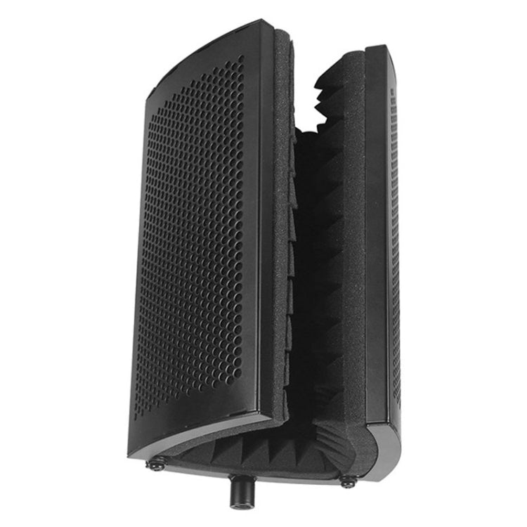 RODD GY303 Foldable Adjustable Studio Recording Microphone Isolator Panel (Black)