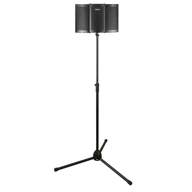 RODD GY303 Foldable Adjustable Studio Recording Microphone Isolator Panel (Black)