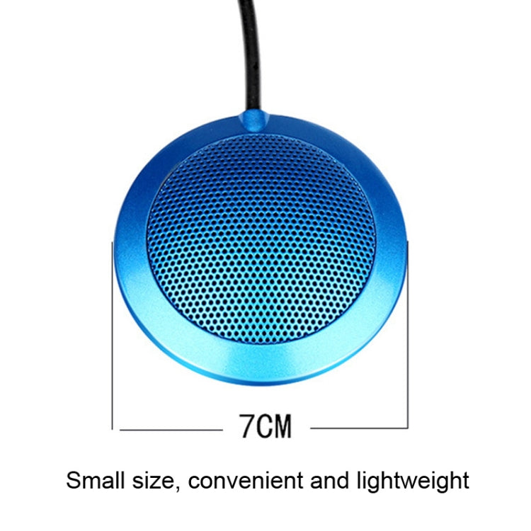 RODD USB Plug Desktop Microphone Omnidirectional Condenser Microphone, Compatible with PC / Mac for Live Broadcast Show, KTV, etc.(Silver)