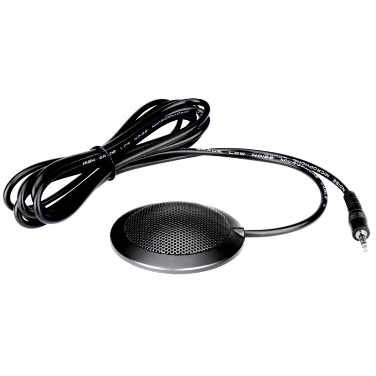 RODD 3.5mm Jack Plug Desktop Microphone Omnidirectional Condenser Microphone, Compatible with PC / Mac for Live Broadcast Show, KTV, etc.(Black)