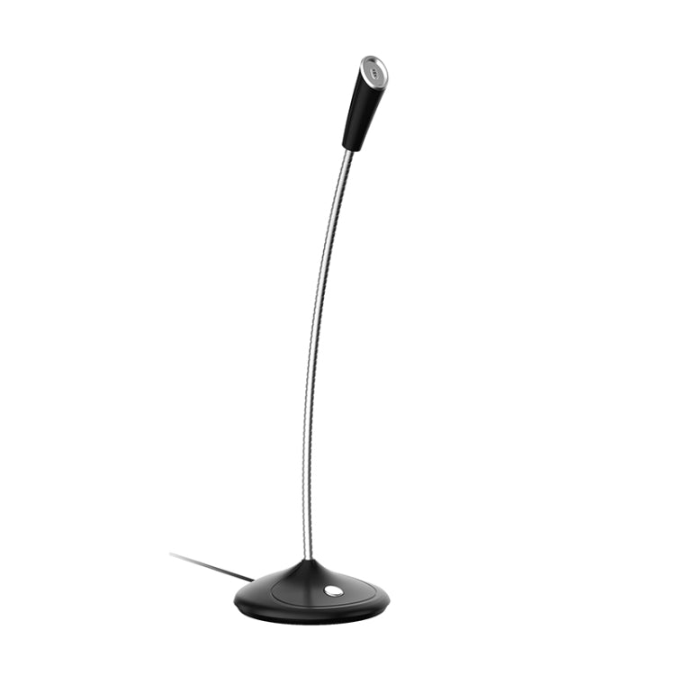 BK Desktop Gooseneck Adjustable 3.5mm Plug Wired Omnidirectional Mic Audio Microphone, Compatible with PC / Mac for Live Broadcast, Show, KTV, Online Chatting, etc.