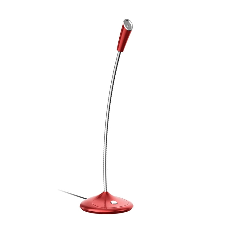 BK Desktop Gooseneck Adjustable 3.5mm Plug Wired Omnidirectional Mic Audio Microphone, Compatible with PC / Mac for Live Broadcast, Show, KTV, Online Chatting, etc.