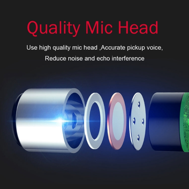 BK Desktop Gooseneck Adjustable 3.5mm Plug Wired Omnidirectional Mic Audio Microphone, Compatible with PC / Mac for Live Broadcast, Show, KTV, Online Chatting, etc.