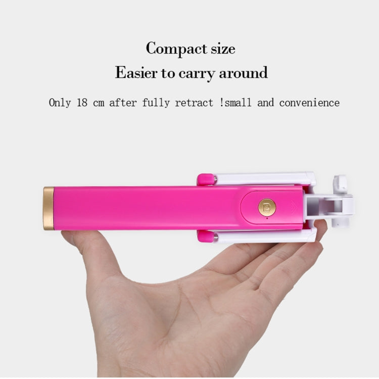 K08 Portable Foldable Wireless Bluetooth Shutter Remote Selfie Stick